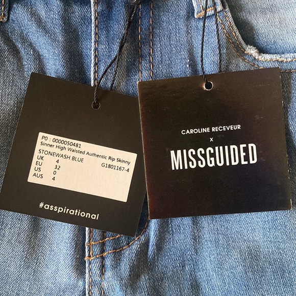 Missguided distressed skinny jeans - Picture 2 of 3